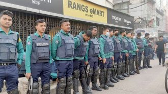 বিএনপির গণঅবস্থান : বিশৃঙ্খলা এড়াতে বাড়তি পুলিশ মোতায়েন