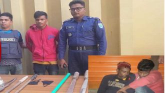 বিয়ানীবাজারে প্রস্তুতিকালে দেশীয় অ-স্ত্র-সহ ২ ডাকাত সদস্য গ্রেফতার