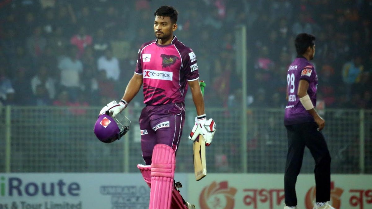 হেলমেট ছুঁড়ে ফেলায় শান্তকে বিসিবির সতর্ক