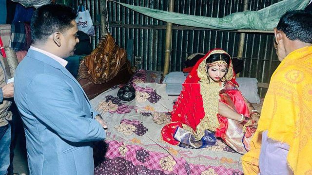 হবিগঞ্জের আজমিরীগঞ্জে প্রশাসনের হস্তক্ষেপে বাল্য বিয়ে পন্ড