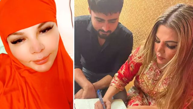 নাম বদলের পর হিজাব পরে ভিডিও দিলেন রাখি