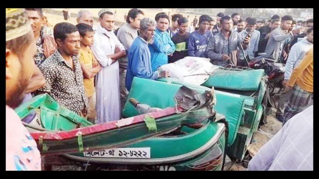 সিলেটে ট্রাকের চাপায় নিহত বেড়ে ৩