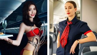 বিকিনি থেকে জাম্পস্যুট, বারবার বদল এসেছে বিমানবালাদের পোশাকে