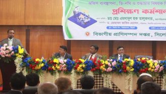 সিলেট সফর করলেন প্রাণিসম্পদ অধিদপ্তরের মহাপরিচালক