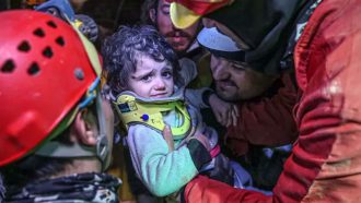 ভূমিকম্পের ৪৪ ঘণ্টা পর উদ্ধার ২ বছরের শিশু