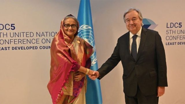 ইউক্রেন-রাশিয়া যুদ্ধ বন্ধে কার্যকর পদক্ষেপ নিতে জাতিসংঘের প্রতি প্রধানমন্ত্রীর আহ্বান