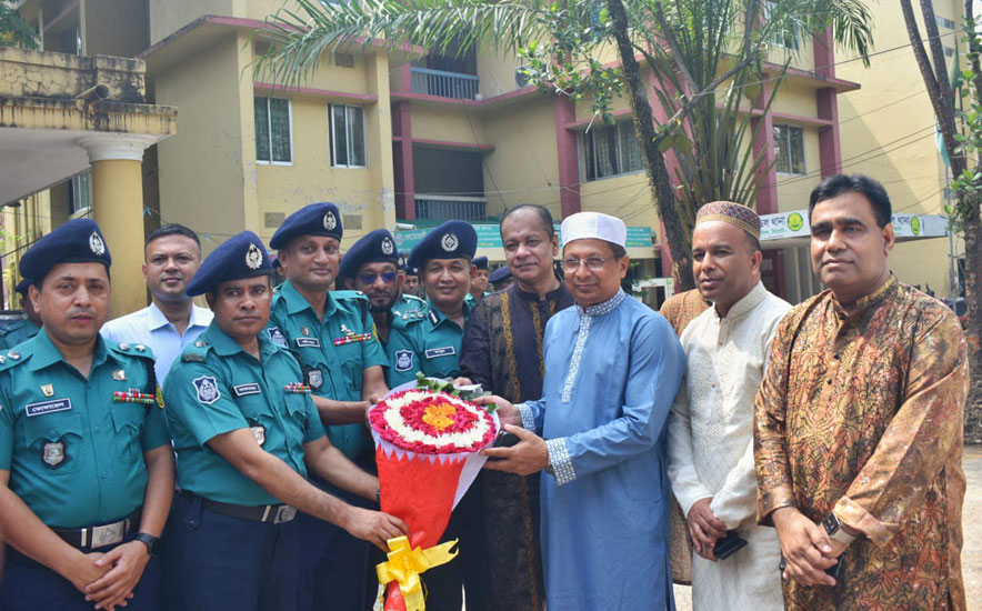 সিলেট কোতোয়ালি থানা পরিদর্শন করলেন আইজিপি