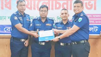 সিলেট রেঞ্জে শ্রেষ্ঠ এসপি আবদুল্লাহ আল মামুন