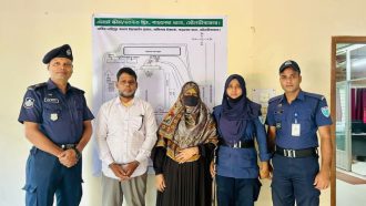 বড়লেখায় ১৫টি মামলার সাজা পরোয়ানাভুক্ত আসামী স্বামী-স্ত্রী গ্রেপ্তার