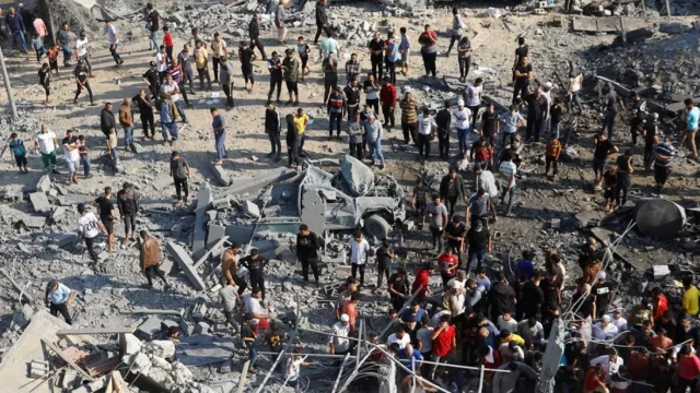 গাজা যেন ভয়ানক মৃত্যুপুরী