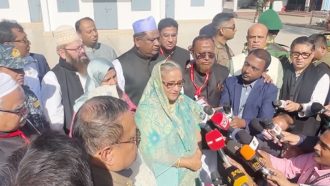 অগ্নি সন্ত্রাসদের ক্ষমা নেই : সিলেটে শেখ হাসিনা