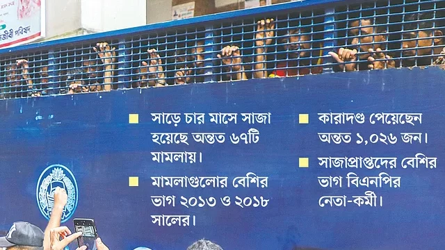 বিএনপির দণ্ডিত নেতা–কর্মীর সংখ্যা হাজার ছাড়াল