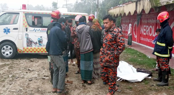 ওসমানীনগরে সড়ক দুর্ঘটনায় পুলিশ সদস্যের মৃত্যু