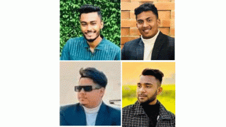 সিলেট-তামাবিল সড়কে প্রাণ গেলো ৪ ছাত্রলীগ নেতা-কর্মীর