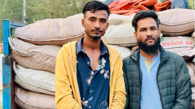 সিলেটে ভারতীয় অবৈধ চিনির বড় চালান জব্দ, আটক ২