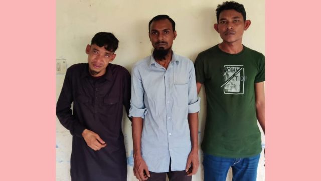 কাজির বাজার থেকে আটক তিন জুয়াড়ি