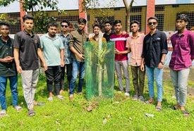 বিয়ানীবাজারে ছাত্রলীগের বৃক্ষরোপন কর্মসূচি