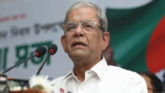 হাসিনা ভারতে বসে দেশের মানুষকে বিভ্রান্তের চেষ্টা করছেন : সিলেটে মির্জা ফখরুল