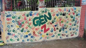 বিয়ানীবাজারের বদলে যাওয়া দেয়ালগুলো