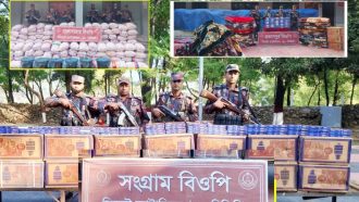 সিলেটে সীমান্তে আবারও বিপুল পরিমান চোরাই পণ্য জব্দ