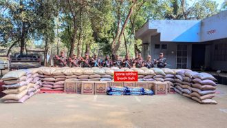 সুনামগঞ্জের সীমান্তে জব্দ কোটি টাকার চিনি, জিরা ও বিড়ি