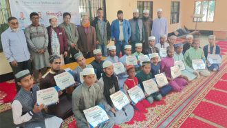 বিয়ানীবাজারে কোরআনে হাফেজ সংবর্ধনা ও শিক্ষাবৃত্তি প্রদান
