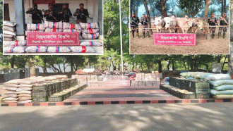 বছর শুরু দেড় কোটি টাকার পণ্য আ ট কের মাধ্যমে