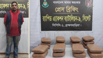 বিপুল পরিমাণ মাদকসহ একজনকে ধরলো র‌্যাব-৯