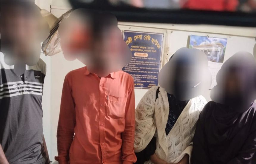 সিলেটে দুই তরুণীর সাথে দুই তরুণ আটক