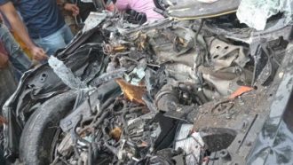 সিলেট-তামাবিল সড়কে প্রাণ গেল ২ মোটরসাইকেল আরোহীর