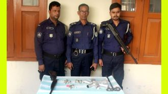 যৌথবাহিনীর অভিযানে মিলেছে আগ্নেয়াস্ত্র