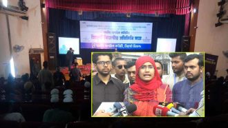 আ.লীগকে নিষিদ্ধ না করার হীন প্রচেষ্টা হচ্ছে : সিলেটে মুখপাত্র সামান্তা