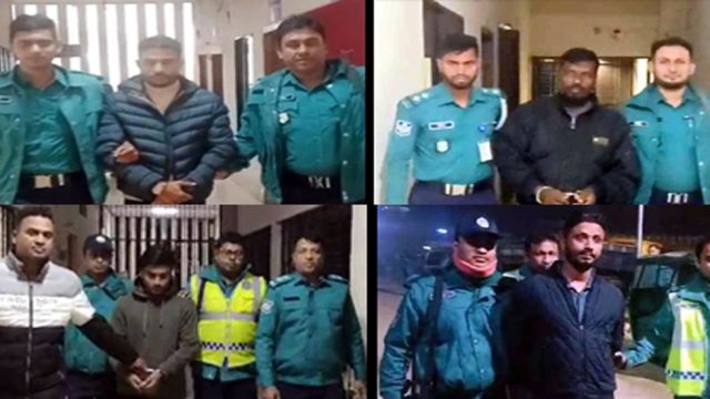 ডেভিল হান্টে সিলেটে গ্রেফতার আরও ৪