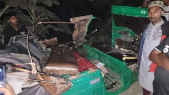 সিলেটে বাস-সিএনজির সংঘর্ষে প্রাণ গেলো ২ জনের