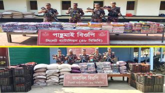 সিলেটে কোটি টাকার মালামাল জব্দ করেছে বিজিবি