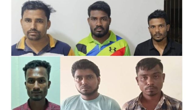 সিলেটে পুলিশের অভিযানে ৬ জন গ্রেফতার