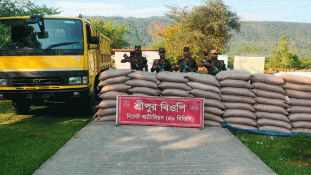 সিলেটে কোটি টাকার চোরা চালান ধরলো বিজিবি
