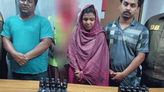 সিলেটে ফেনসিডিলসহ আটক মা-বাবা-ছেলে