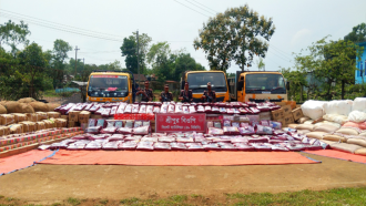 সিলেটে বিজিবির অভিযানে ৬ কোটি টাকার পণ্য জব্দ