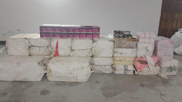 সিলেটে সেনা অভিযানে আটক ২ : কোটি টাকার পণ্য জব্দ