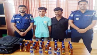 মাধবপুরে মাদকসহ দুই যুবক আটক