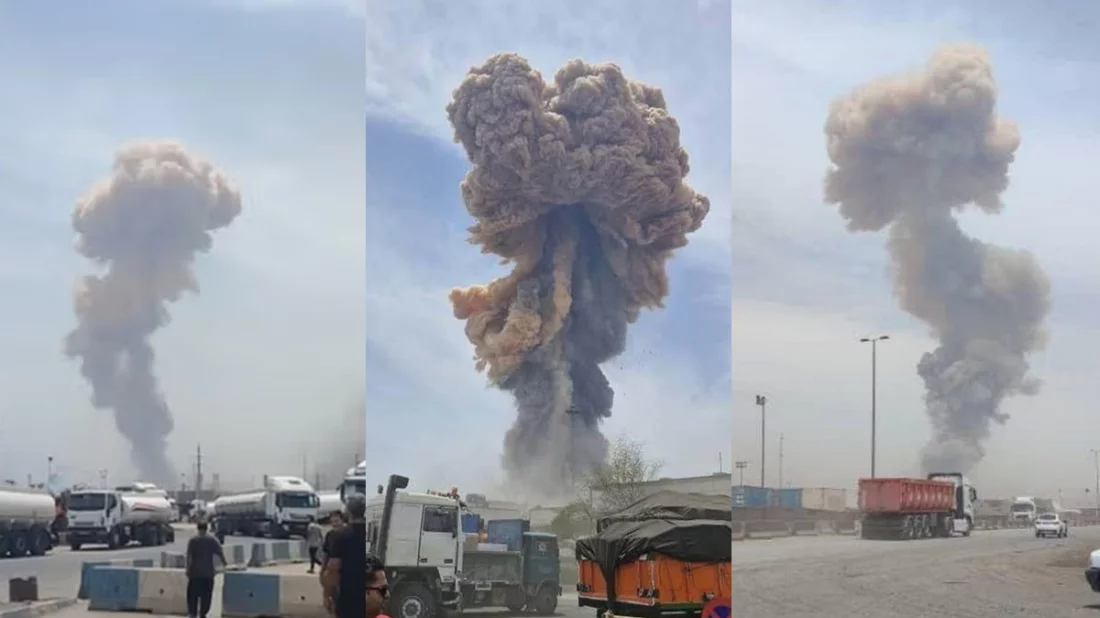 ইরানের বন্দরে ভয়াবহ বিস্ফোরণ, শত শত মানুষ আহত