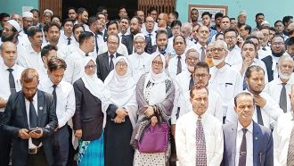 ফিলিস্তিনে গণ হত্যার প্রতিবাদে বিক্ষোভে উত্তাল হবিগঞ্জ