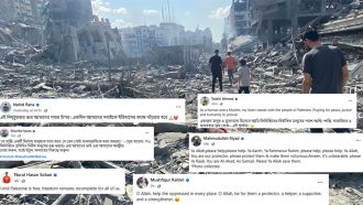 ফিলিস্তিনের পক্ষে দাঁড়িয়ে যা বলছেন বাংলাদেশের ক্রিকেটাররা