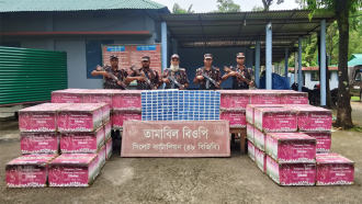 সিলেটে প্রায় দেড় কোটি টাকার ভারতীয় পণ্য জব্দ