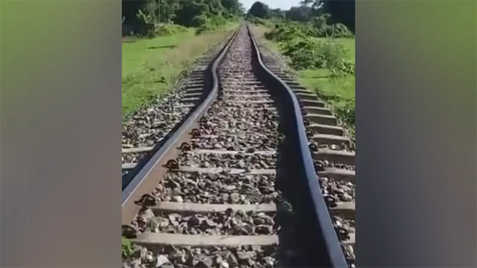 গরমে বেঁকে গেল রেললাইন : কুলাউড়ায় বড় দুর্ঘটনা থেকে বাঁচলো পাহাড়িকা