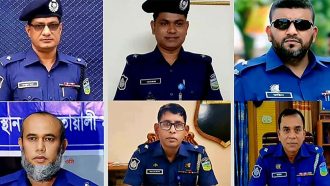 ৬ থানার ওসিকে একযোগে বদলি