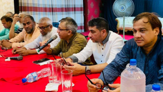 এক মঞ্চে সিলেট বিএনপি!