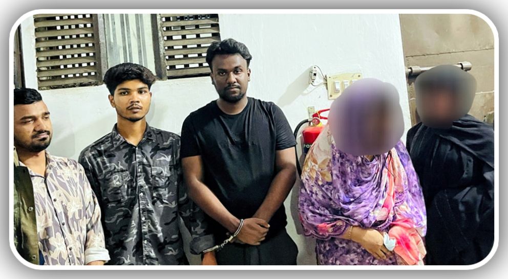 সিলেটে ডিবি পুলিশের জালে নারীসহ ৫জন