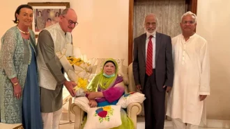 খালেদা জিয়ার সঙ্গে জার্মান রাষ্ট্রদূতের সৌজন্য সাক্ষাৎ